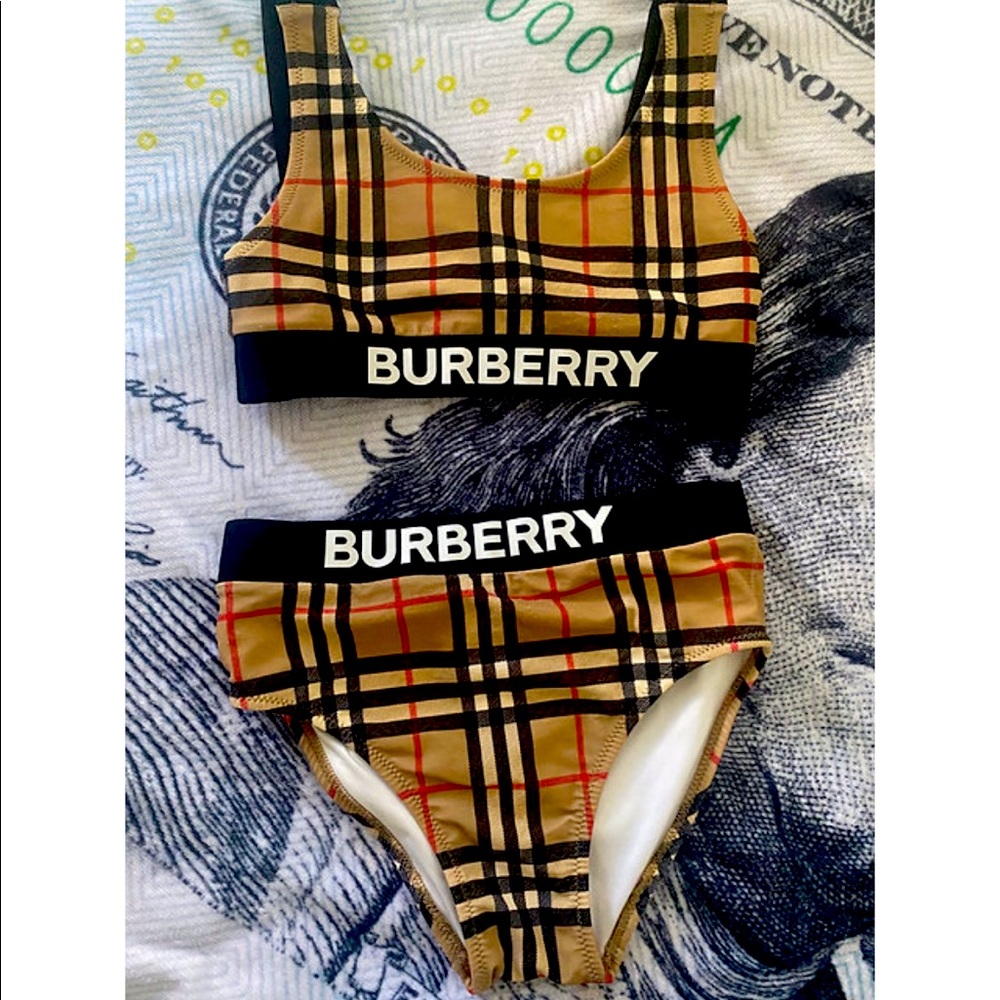 Burberry 2 Piece Kids Swim